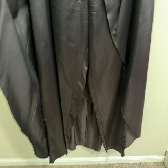 Jessica McClintock Gunne Sax Vintage Black Cape Jumpsuit - Picture 6 of 7